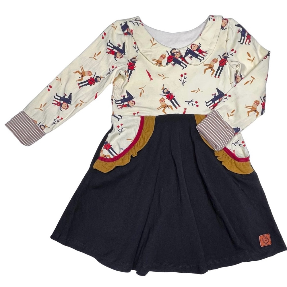 Little Associates‎ Boutique Handmade Little Red Grow With Me Dress